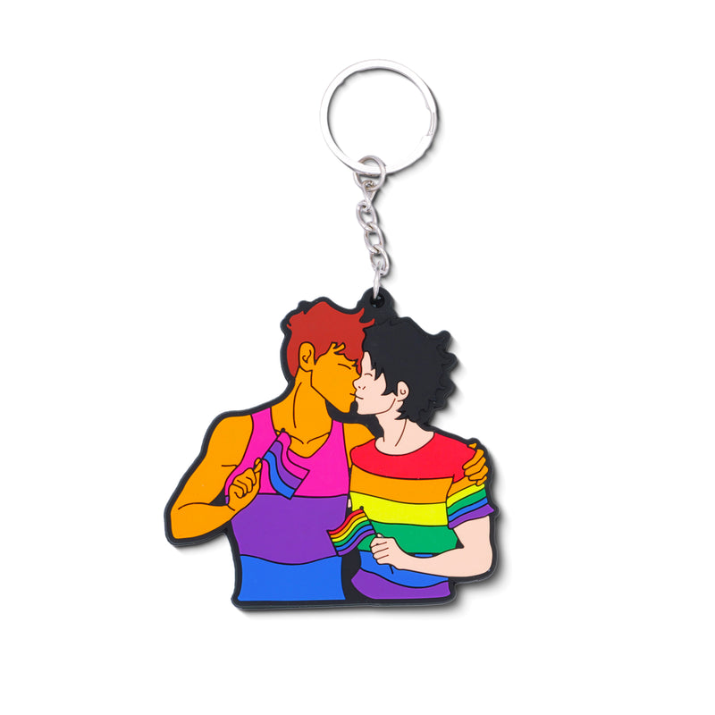 Male LGBT Keyring