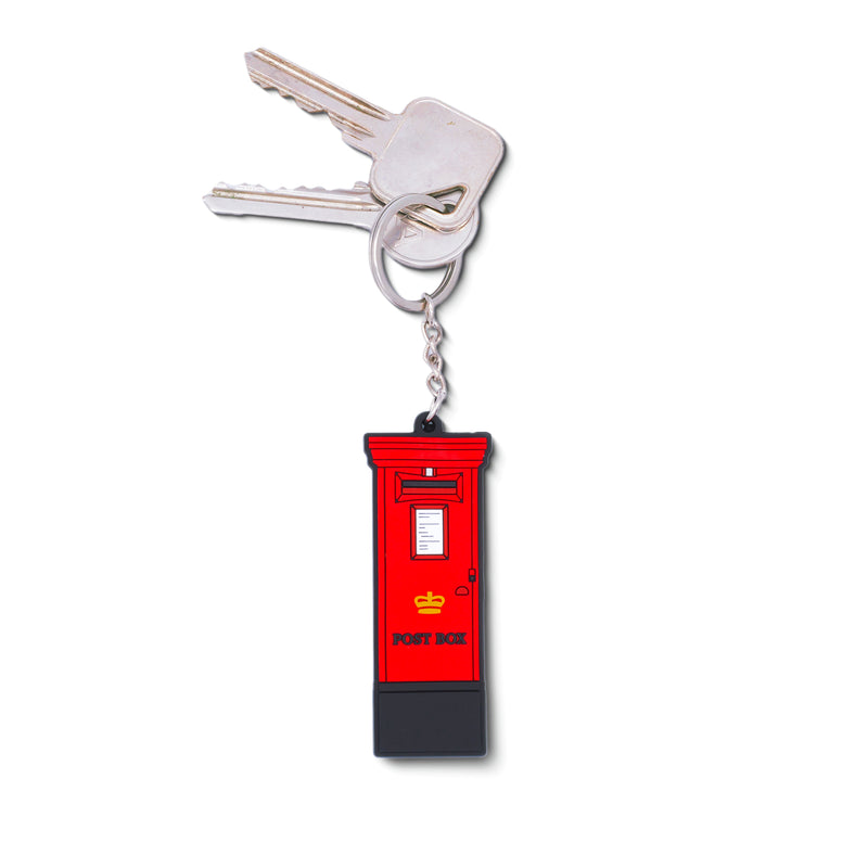 Red Post Box keyring