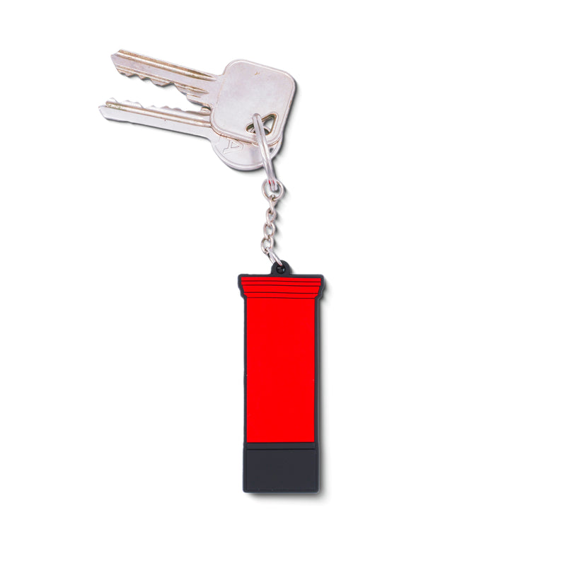 Red Post Box keyring