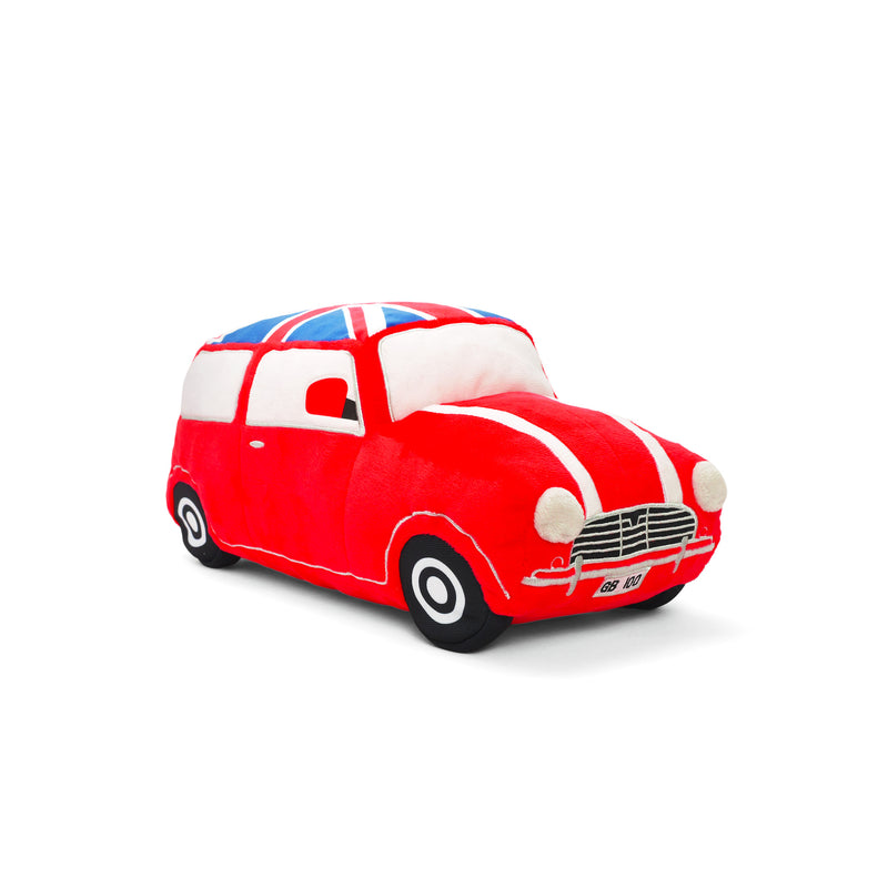 Vintage Plush Union Jack Mini Cooper Car