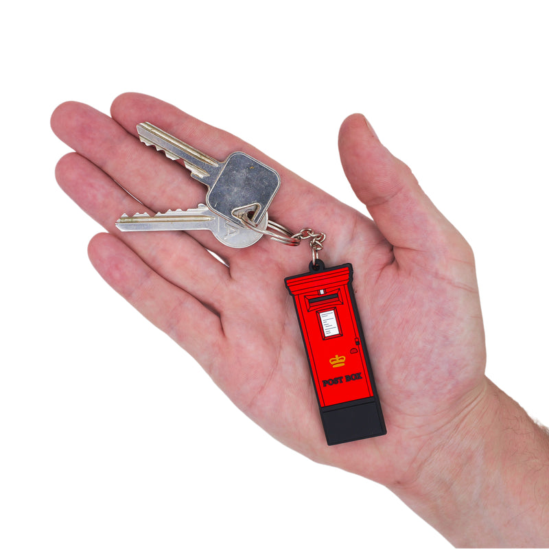 Red Post Box keyring