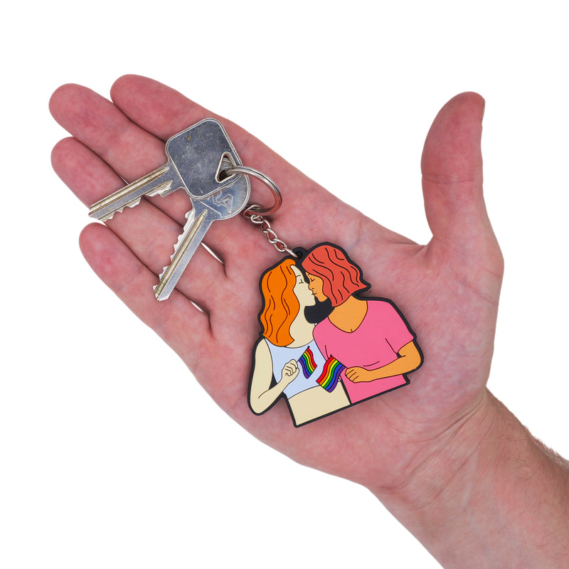 Female LGBT Keyring