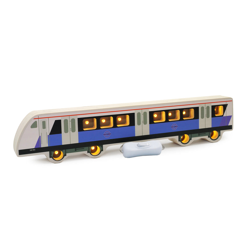 Elizabeth Line Wooden Nightlight
