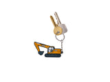 JCB 220x Excavator Keyring