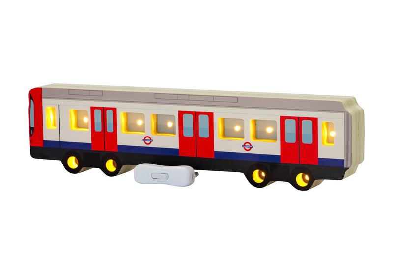 Tube Train Wooden Nightlight