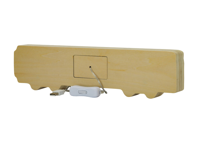 Tube Train Wooden Nightlight