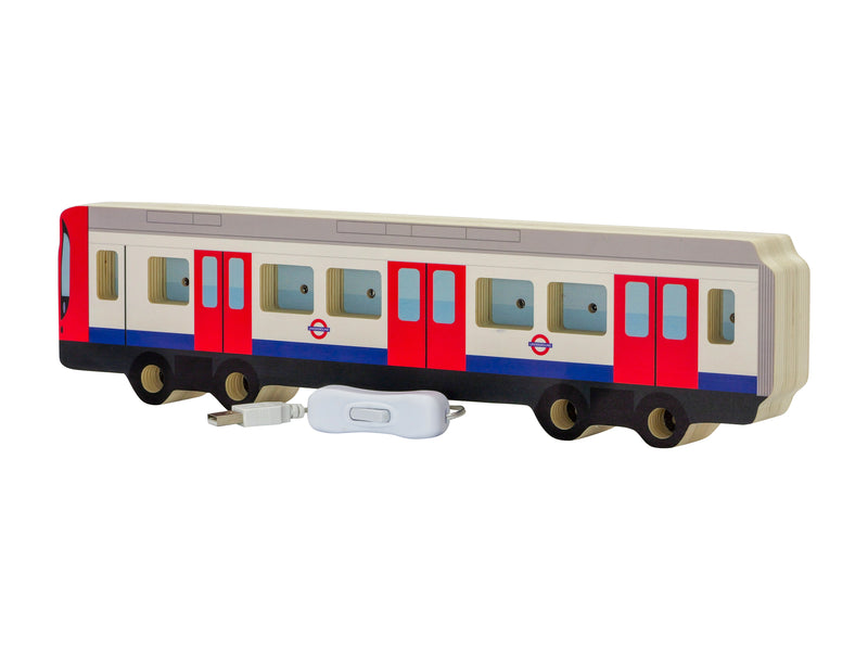 Tube Train Wooden Nightlight
