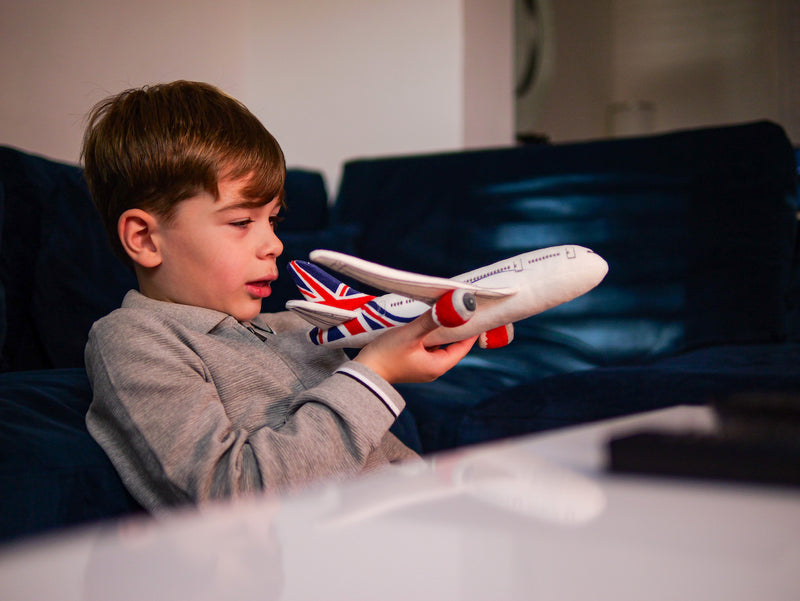 787 Aeroplane Soft Toy