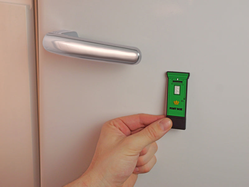 Green Irish Rubberised Post Box Magnet