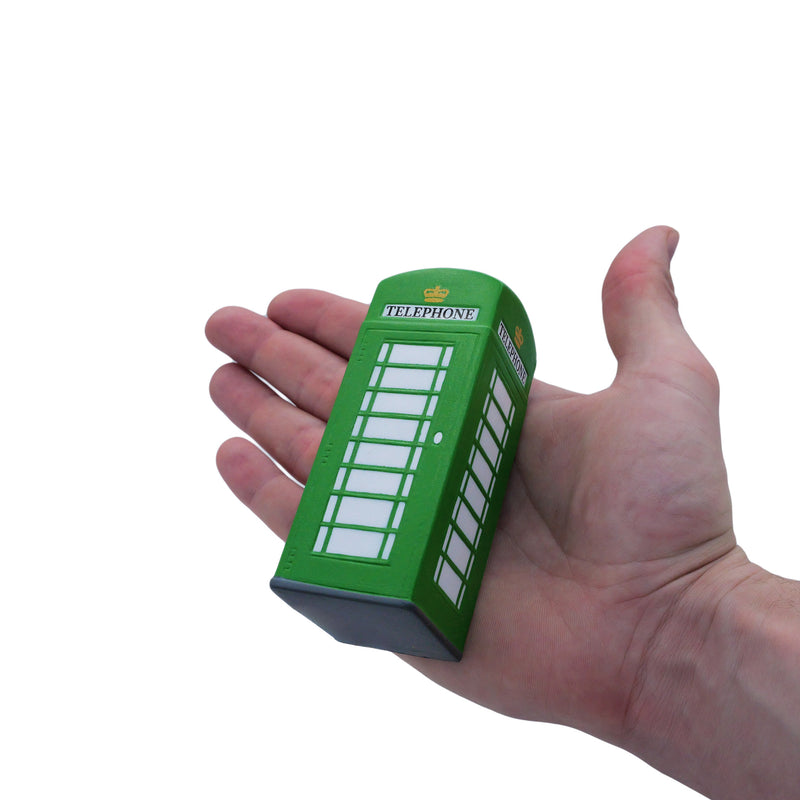 Green Telephone Box Stress Toy