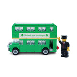 Small Green Ireland Bus bricks set - 145pcs