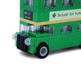 Small Green Ireland Bus bricks set - 145pcs