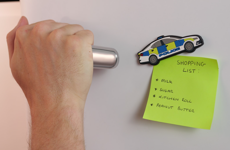 Police Car Fridge Magnet