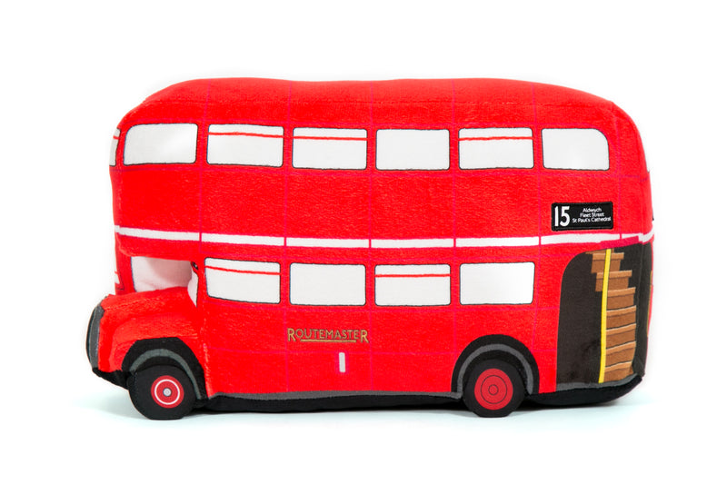 Vintage London Bus Soft Toy