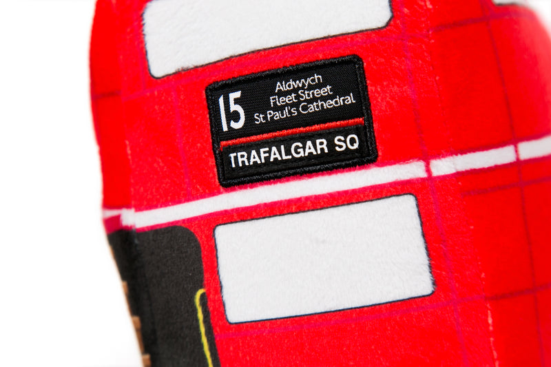 Vintage London Bus Soft Toy