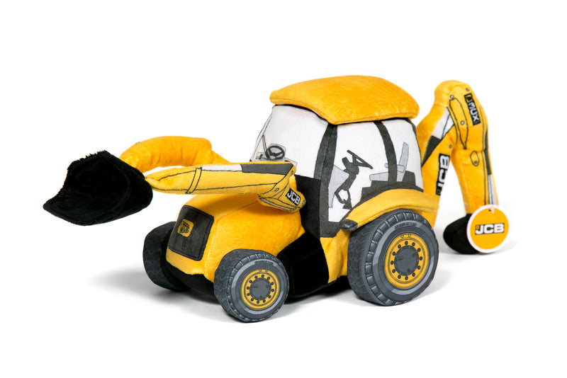 JCB Backhoe Digger Soft Toy