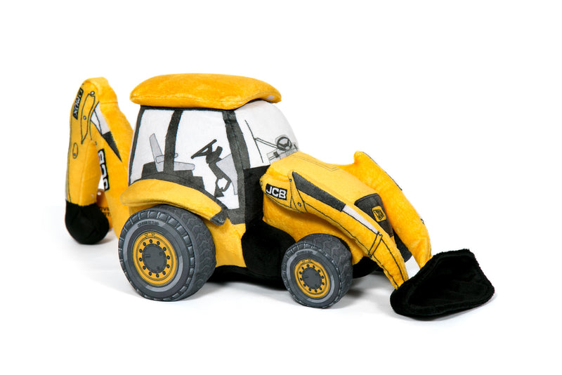 JCB Backhoe Digger Soft Toy