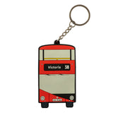 Modern Bus Front/Rear View Keyring