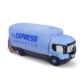 Delivery Truck Soft Toy with a face