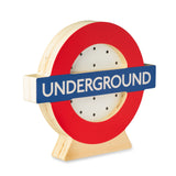 Underground Roundel Wooden Nightlight