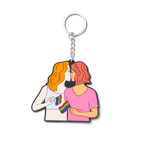 Female LGBT Keyring