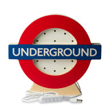 Underground Roundel Wooden Nightlight