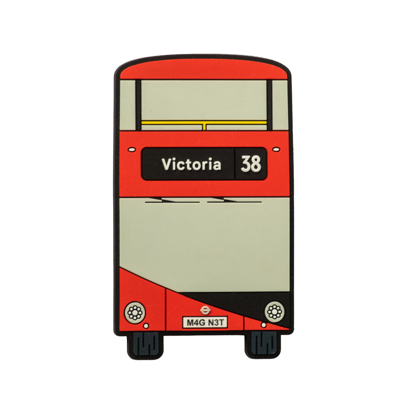 Modern Bus Front View Magnet