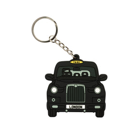 Black Taxi Keyring