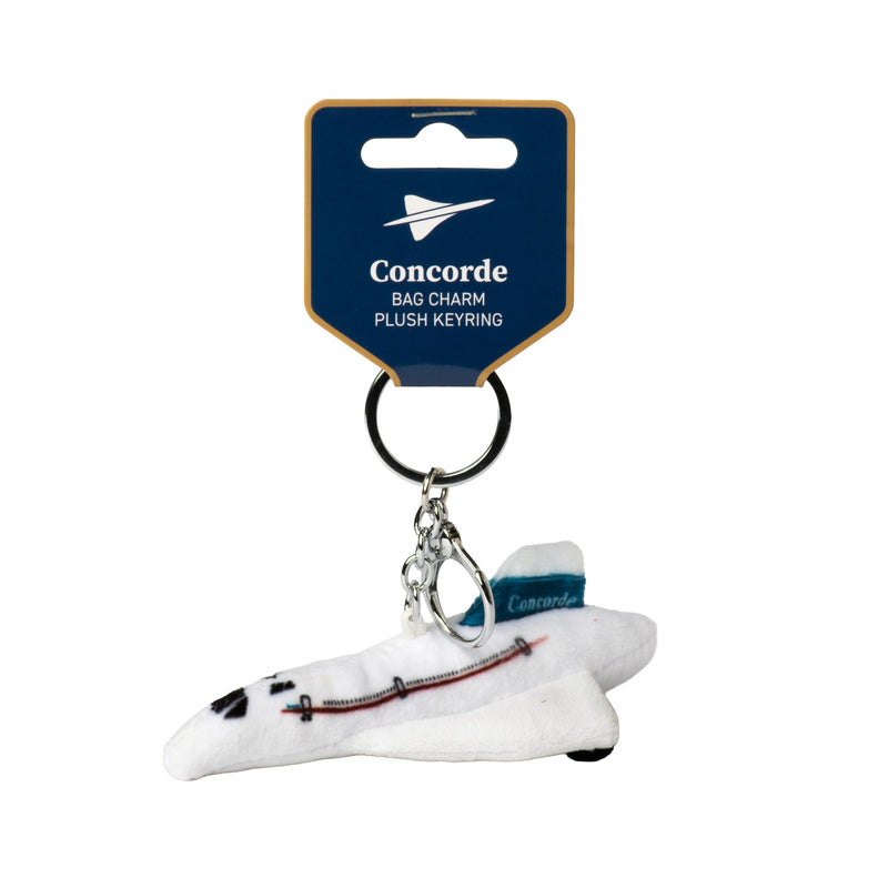 Concorde Bag Charm / Plush Keyring