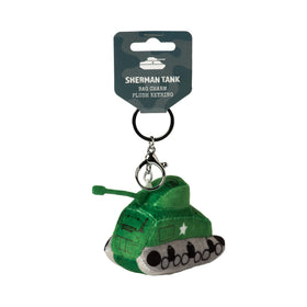 Sherman Tank Bag Charm / Plush Keyring