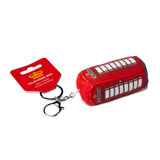 Telephone Box Bag Charm / Plush Keyring
