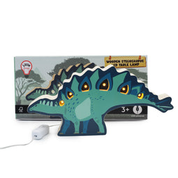 Stegosaurus Dinosaur Wooden Nightlight