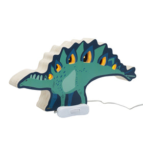 Stegosaurus Dinosaur Wooden Nightlight