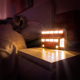 Vintage London Bus Wooden Nightlight