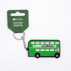 Green Ireland Bus Keyring