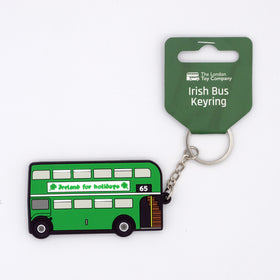 Green Ireland Bus Keyring