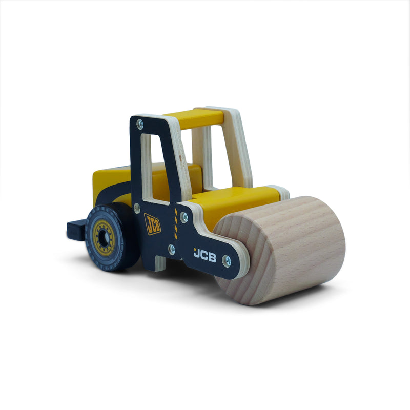 JCB Road Roller Wooden Toy