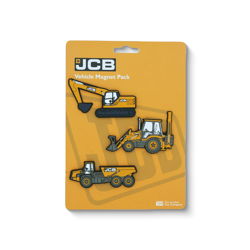 JCB Set of 3 Magnets