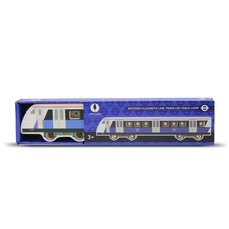 Elizabeth Line Wooden Nightlight