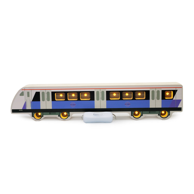 Elizabeth Line Wooden Nightlight