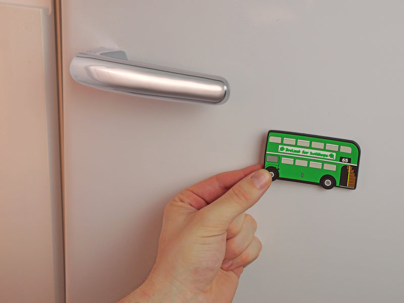 Green Irish Bus Magnet