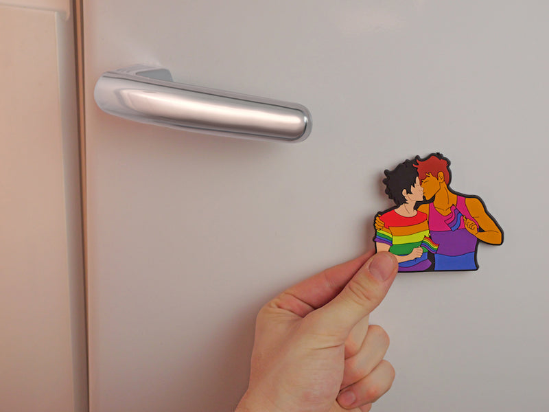 Male LGBTQ+ Pride Rubberised Magnet