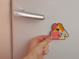 Female LGBTQ+ Pride Rubberised Magnet