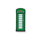 Green Irish Rubberised Telephone Box Magnet