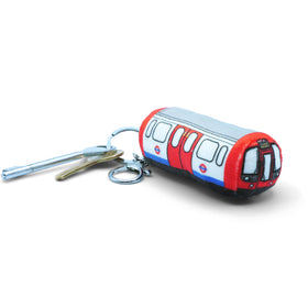 Tube Train Plush Keyring