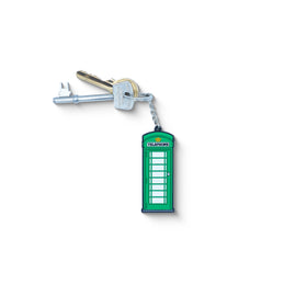 Green Telephone Box Keyring
