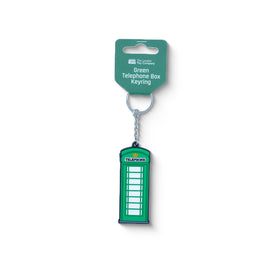 Green Telephone Box Keyring