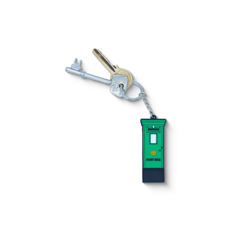 Green Post Box Keyring