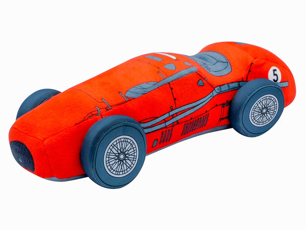 Red Vintage Racing Car Soft Toy