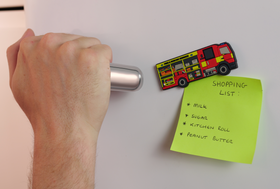 Fire Engine Rubberised Fridge Magnet